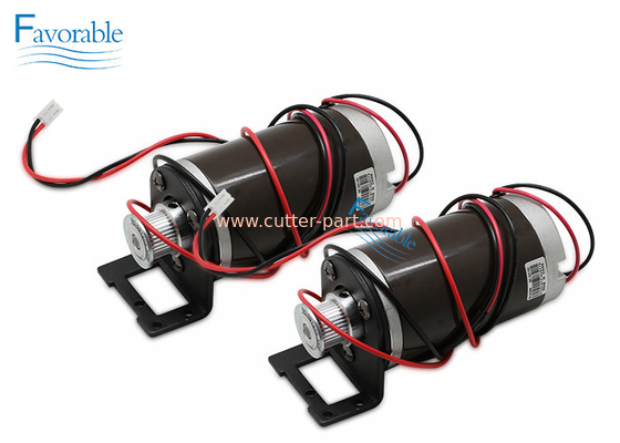 Motor DC 24V abu-abu dengan katrol untuk Mesin Inkjet Plotter NewPower High Speed