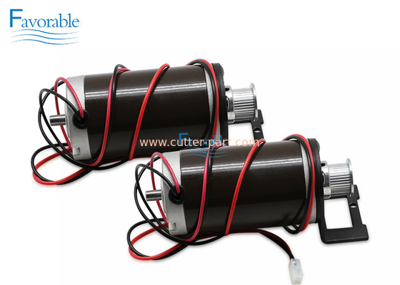 Motor DC 24V abu-abu dengan katrol untuk Mesin Inkjet Plotter NewPower High Speed