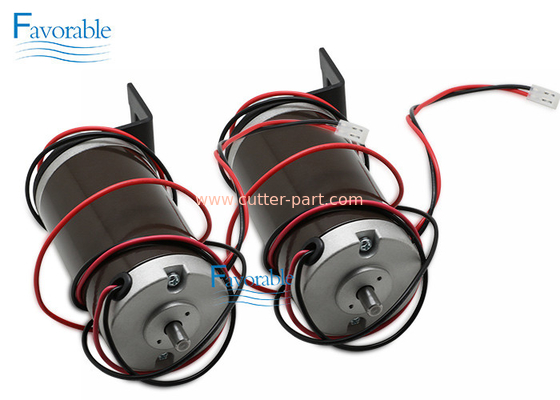 Motor DC 24V abu-abu dengan katrol untuk Mesin Inkjet Plotter NewPower High Speed