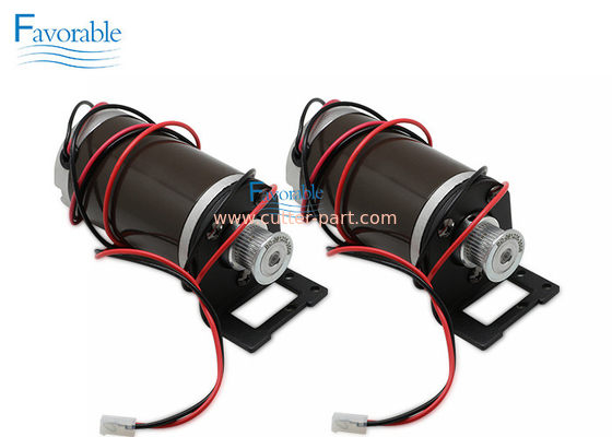 Motor DC 24V abu-abu dengan katrol untuk Mesin Inkjet Plotter NewPower High Speed